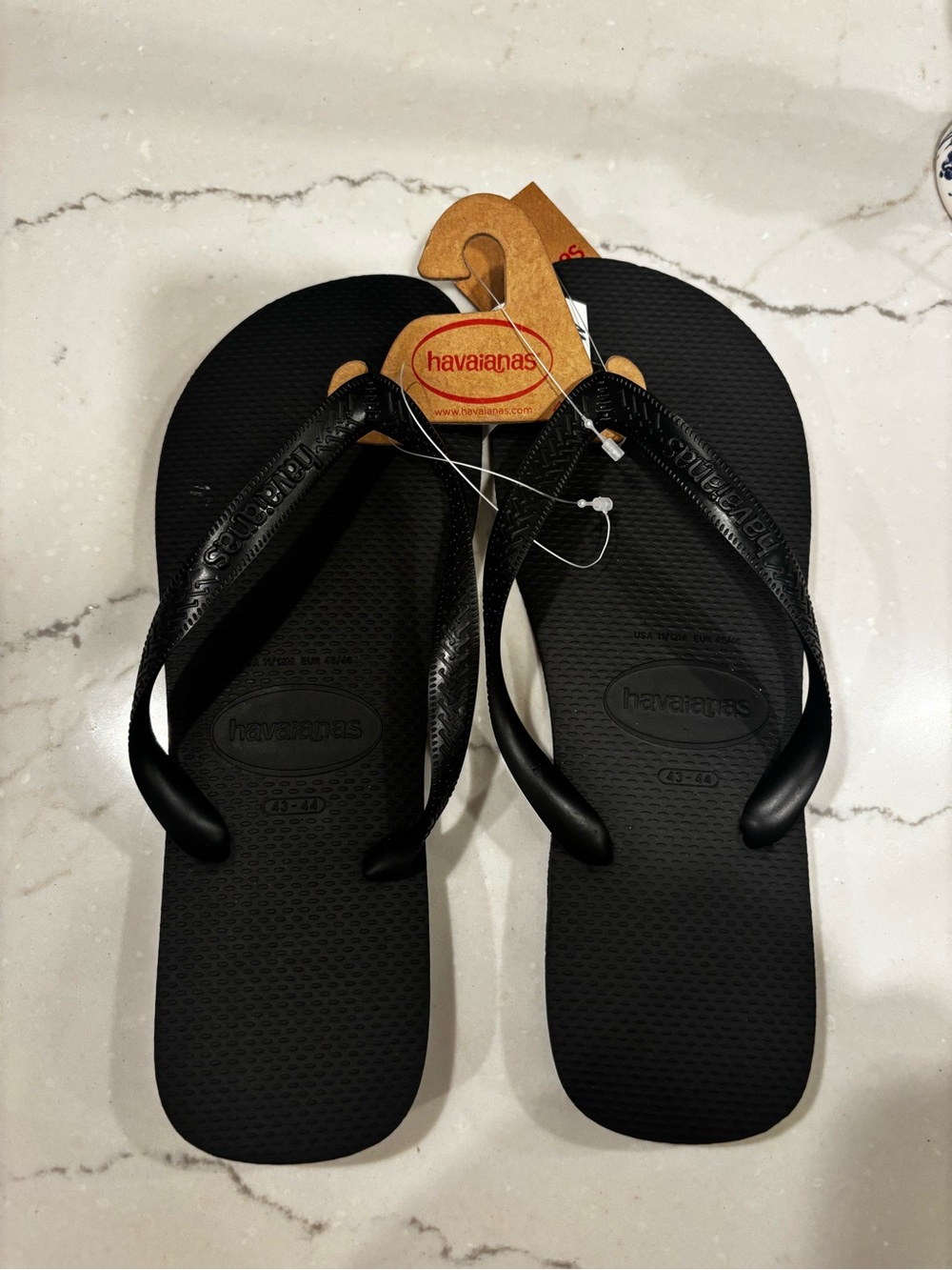 Havaianas Men's Black Flip-Flop Sandals